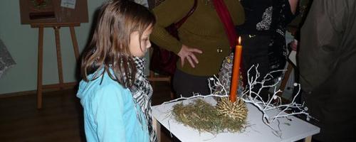 Wernisaż wystawy przy świecach! Wernisaż wystawy przy świecach!