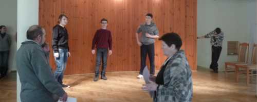 Generalna próba na scenie Generalna próba na scenie