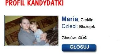 Mama z Cieklina reprezentuje woj. podkarpackie w konkursie! Mama z Cieklina reprezentuje woj. podkarpackie w konkursie!