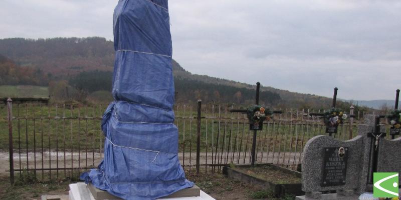 Renowacja nagrobka Bolesława Fiałkowskiego Renowacja nagrobka Bolesława Fiałkowskiego