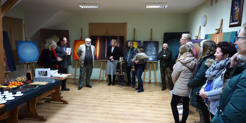 Wernisaż wystawy malarstwa Marka Burdzego - relacja Wernisaż wystawy malarstwa Marka Burdzego - relacja