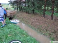 Pożar domu w Dobryni