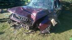 Dachowanie samochodu osobowego - Cieklin