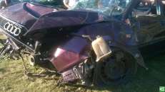 Dachowanie samochodu osobowego - Cieklin