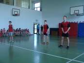 SZKOŁA PODSTAWOWA Z CIEKLINA NAJLEPSZA W POWIECIE W MINI PIŁCE SIATKOWEJ CHŁOPCÓW