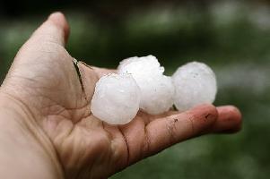 Zniszczony samochód, podziurawiony dach Zniszczony samochód, podziurawiony dach