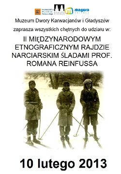 II MIĘDZYNARODOWYM ETNOGRAFICZNYM RAJDZIE NARCIARSKIM ŚLADAMI PROF. RO II MIĘDZYNARODOWYM ETNOGRAFICZNYM RAJDZIE NARCIARSKIM ŚLADAMI PROF. RO