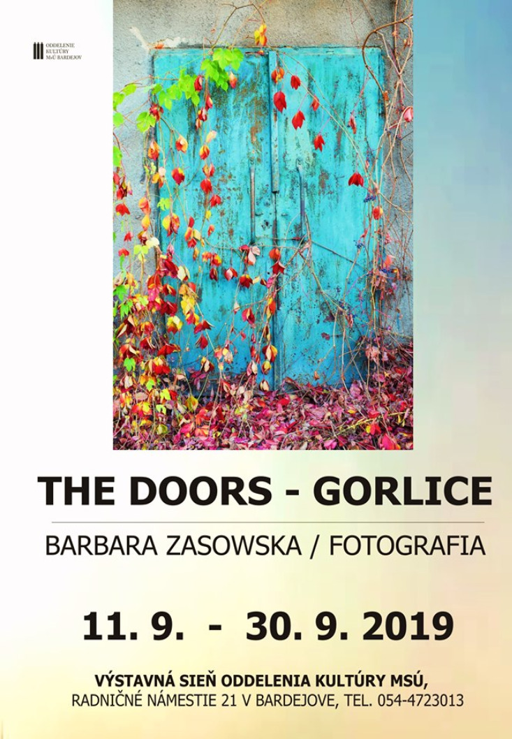 Pozvánka na vernisáž fotovýstavy THE DOORS - BARBARA ZASOWSKA Pozvánka na vernisáž fotovýstavy THE DOORS - BARBARA ZASOWSKA
