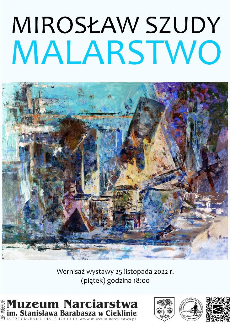 Zaproszenie na wystawę malarstwa Mirosława Szudego Zaproszenie na wystawę malarstwa Mirosława Szudego