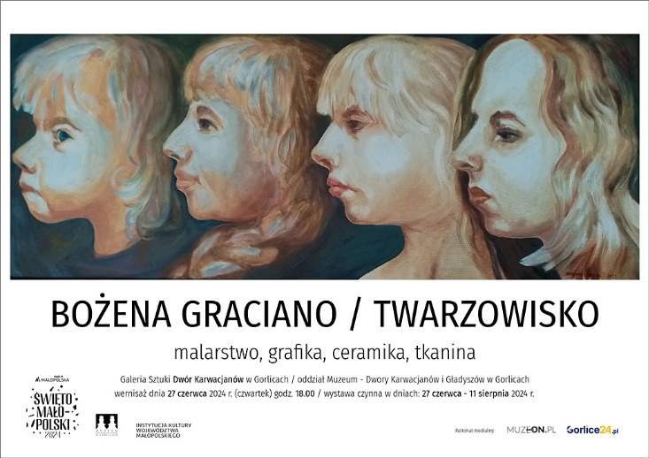 BOŻENA GRACIANO „TWARZOWISKO” - MALARSTWO, GRAFIKA, CERAMIKA, TKANINA BOŻENA GRACIANO „TWARZOWISKO” - MALARSTWO, GRAFIKA, CERAMIKA, TKANINA