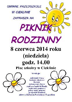 Piknik Rodzinny w Cieklinie