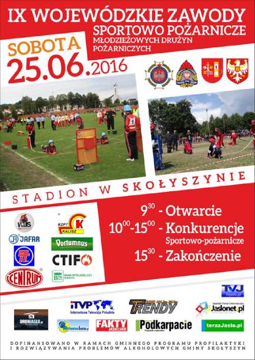 IX Wojewódzkie Młodzieżowe Zawody Sportowo-Pożarnicze w Skołyszynie IX Wojewódzkie Młodzieżowe Zawody Sportowo-Pożarnicze w Skołyszynie