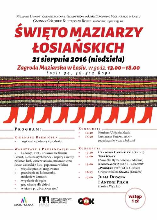 ŚWIĘTO MAZIARZY ŁOSIAŃSKICH ŚWIĘTO MAZIARZY ŁOSIAŃSKICH