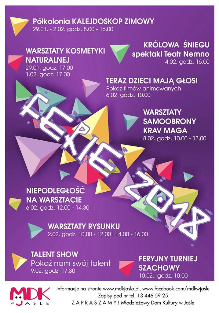 Ferie zimowe w Młodzieżowym Domu Kultury w Jaśle Ferie zimowe w Młodzieżowym Domu Kultury w Jaśle