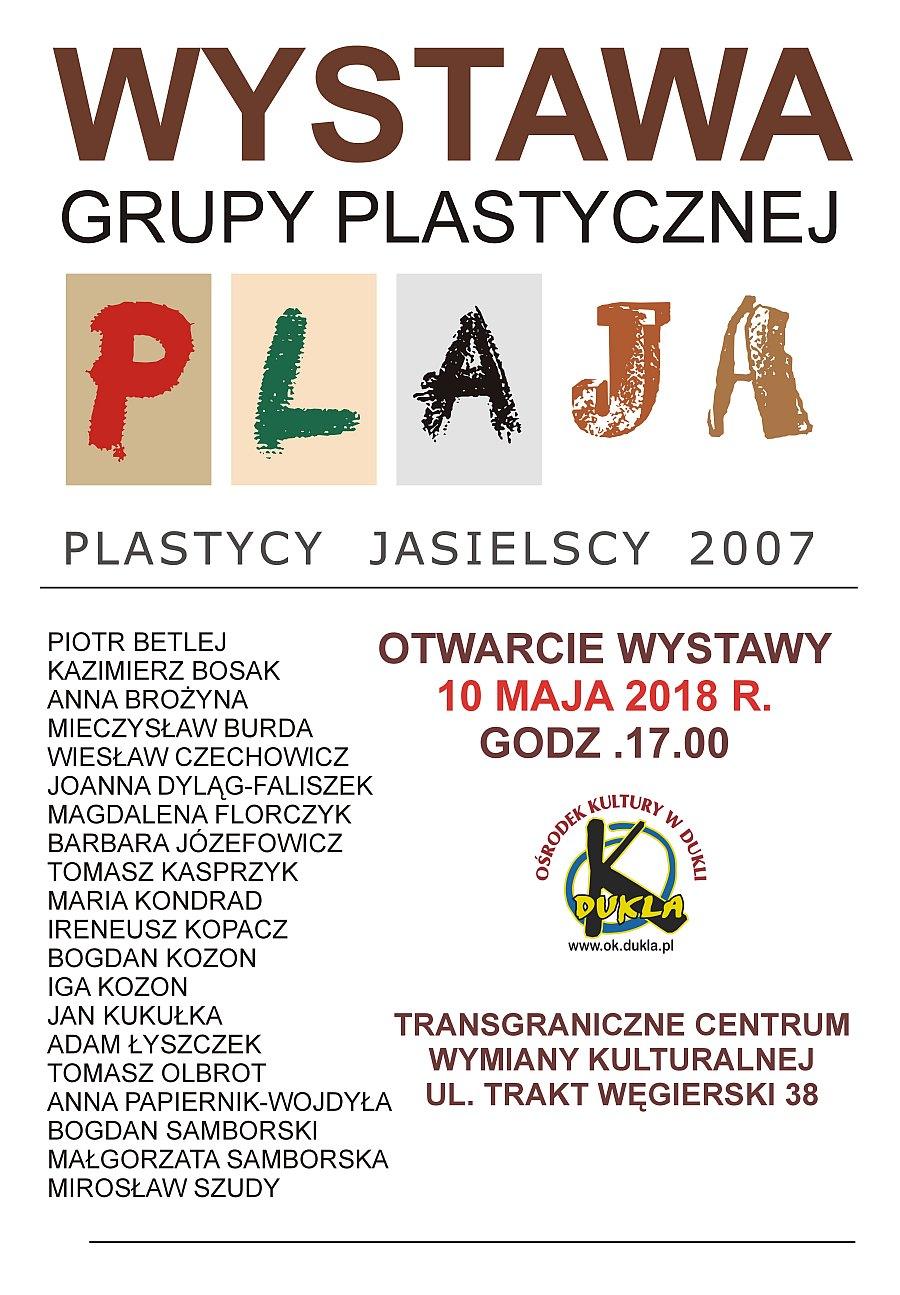 Wystawa Grupy Plastycznej „PLAJA” Wystawa Grupy Plastycznej „PLAJA”