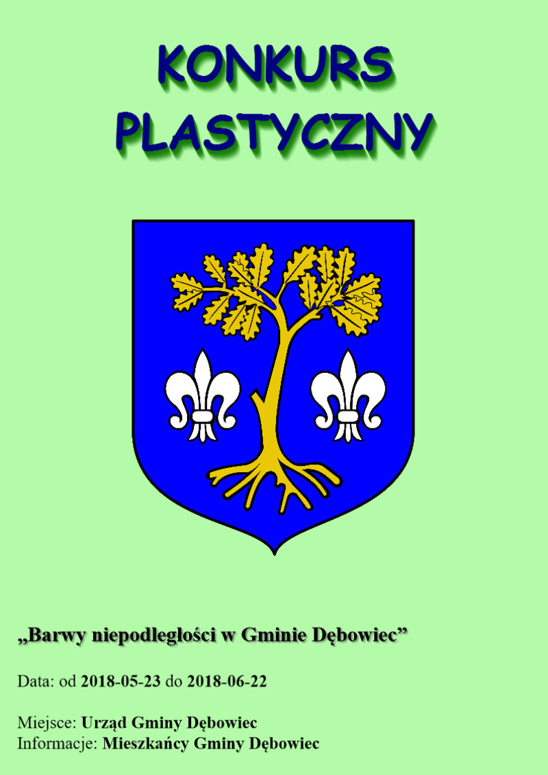 „Barwy niepodległości w Gminie Dębowiec” „Barwy niepodległości w Gminie Dębowiec”