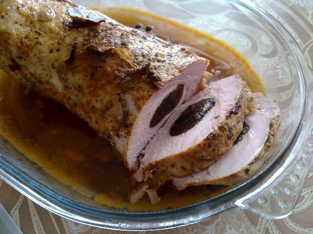 Schab ze śliwką Schab ze śliwką